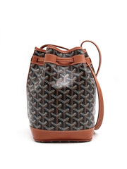 GOYARD Goyardine Petit Flot Bucket Bag – Tan