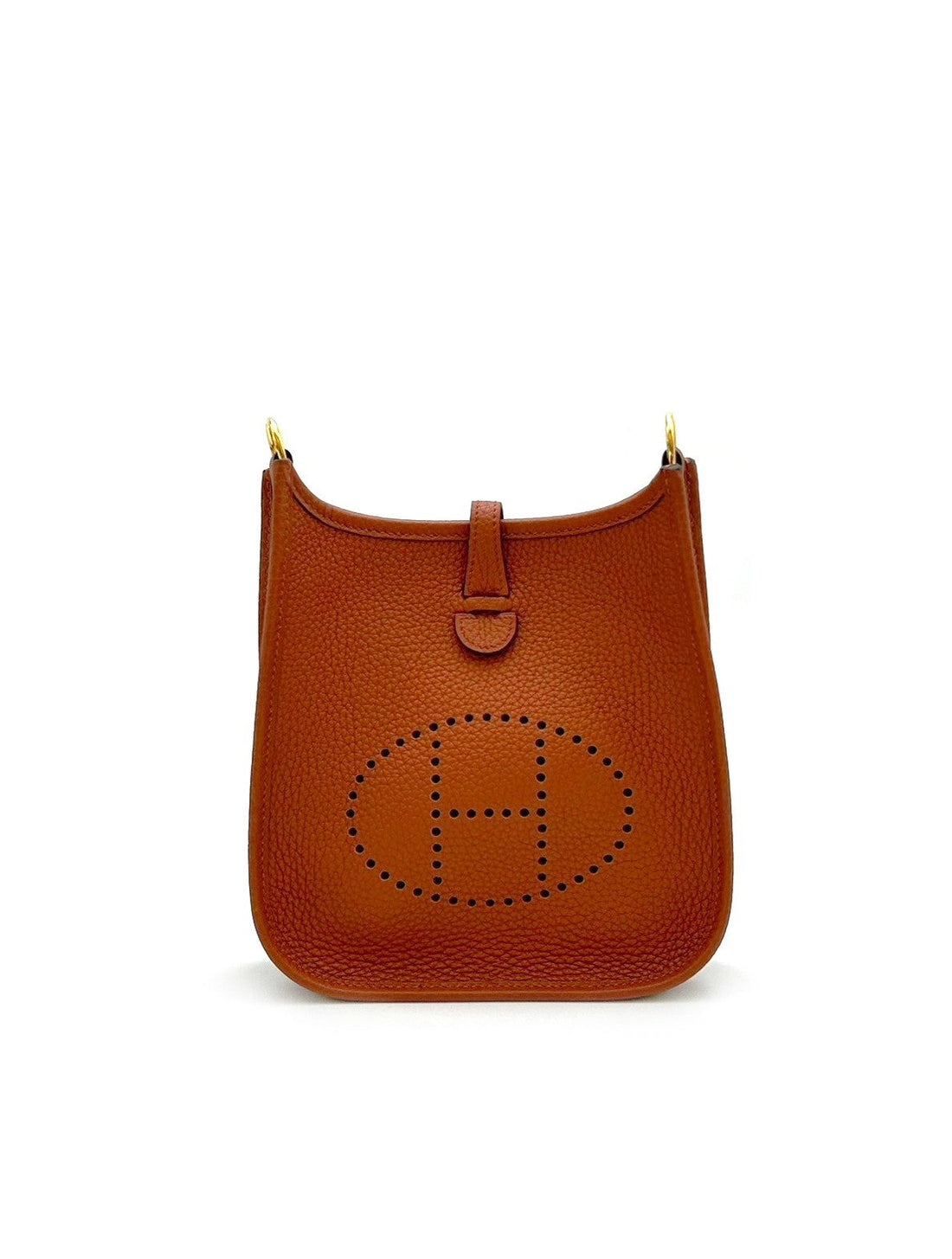 HERMES Mini evelyne - 南瓜金