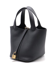 HERMES Picotin 18 - Gris Mouette with Champagne Gold Hardware