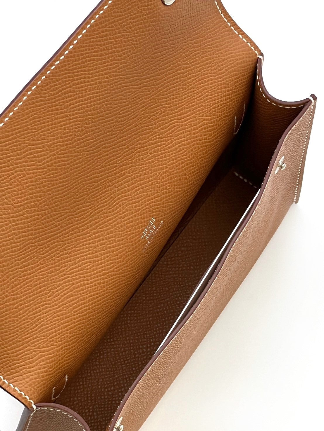 HERMES Sanp wallet - 金棕