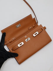 HERMES Kelly To Go - Gold with Palladium Hardware [K]