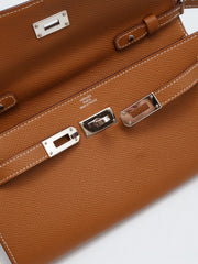 HERMES Kelly To Go - Gold with Palladium Hardware [K]