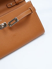 HERMES Kelly To Go - Gold with Palladium Hardware [K]