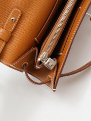 HERMES Kelly To Go - Gold with Palladium Hardware [K]