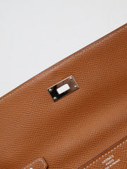 HERMES Kelly To Go - Gold with Palladium Hardware [K]