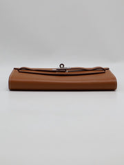 HERMES Kelly To Go - Gold with Palladium Hardware [K]
