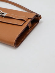 HERMES Kelly To Go - Gold with Palladium Hardware [K]