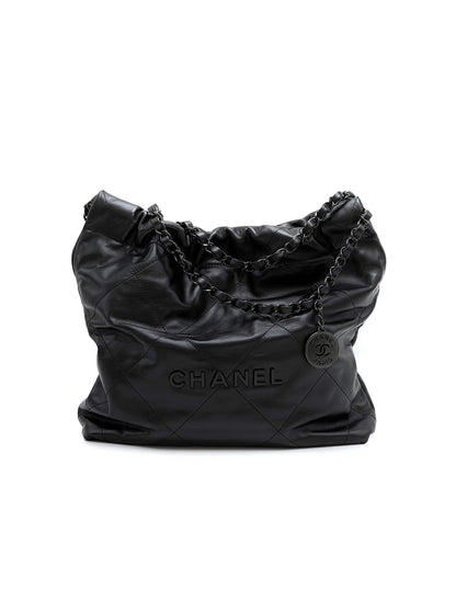 【二手商品】CHANEL 22 Bag - 小號so black