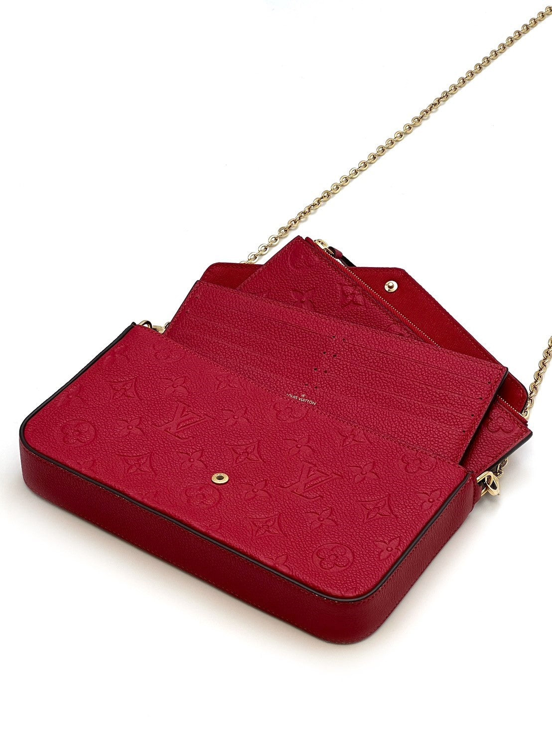 【二手商品】LOUIS VUITTON Felicle pochette 腋下包 - 紅