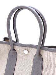 HERMES Mini Garden Party - Canvas / Bleu Glacier