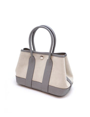 HERMES Mini Garden Party - Canvas / Bleu Glacier