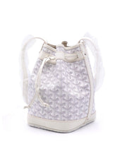GOYARD Goyardine Petit Flot Bucket Bag –White