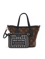 LOUIS VUITTON Neverfull Bandoulière Inside Out BB – Black/Monogram