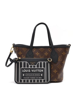 LOUIS VUITTON Neverfull Bandoulière Inside Out BB – Black/Monogram