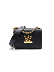 LOUIS VUITTON Twist PM - Black with Gold Hardware