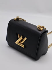LOUIS VUITTON Twist PM - Black with Gold Hardware