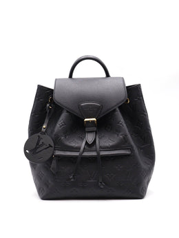 LOUIS VUITTON Montsouris Empreinte Backpack - Black