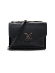 LOUIS VUITTON Mylockme Crossbody - Black with Silver Hardware