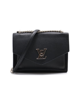 LOUIS VUITTON Mylockme Crossbody - Black with Silver Hardware