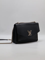 LOUIS VUITTON Mylockme Crossbody - Black with Silver Hardware