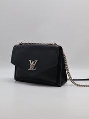LOUIS VUITTON Mylockme Crossbody - Black with Silver Hardware