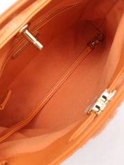 CHANEL 23A 31 Mini Bag - Orange with Gold Hardware