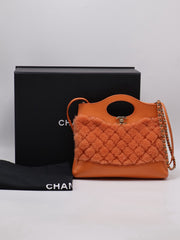 CHANEL 23A 31 Mini Bag - Orange with Gold Hardware