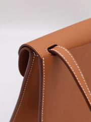 HERMES Halzan Mini - Gold with Gold Hardware [K]