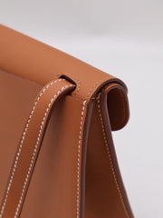 HERMES Halzan Mini - Gold with Gold Hardware [K]