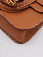 HERMES Halzan Mini - Gold with Gold Hardware [K]