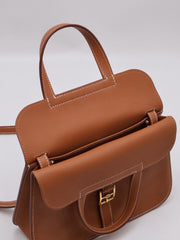 HERMES Halzan Mini - Gold with Gold Hardware [K]