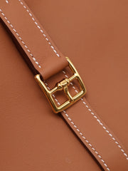 HERMES Halzan Mini - Gold with Gold Hardware [K]