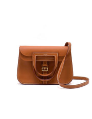 HERMES Halzan Mini - Gold with Gold Hardware [K]