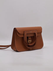 HERMES Halzan Mini - Gold with Gold Hardware [K]