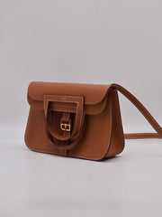 HERMES Halzan Mini - Gold with Gold Hardware [K]