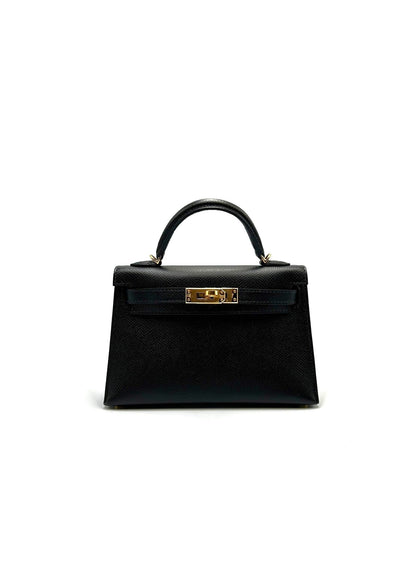 【二手商品】HERMES Mini Kelly - 黑金