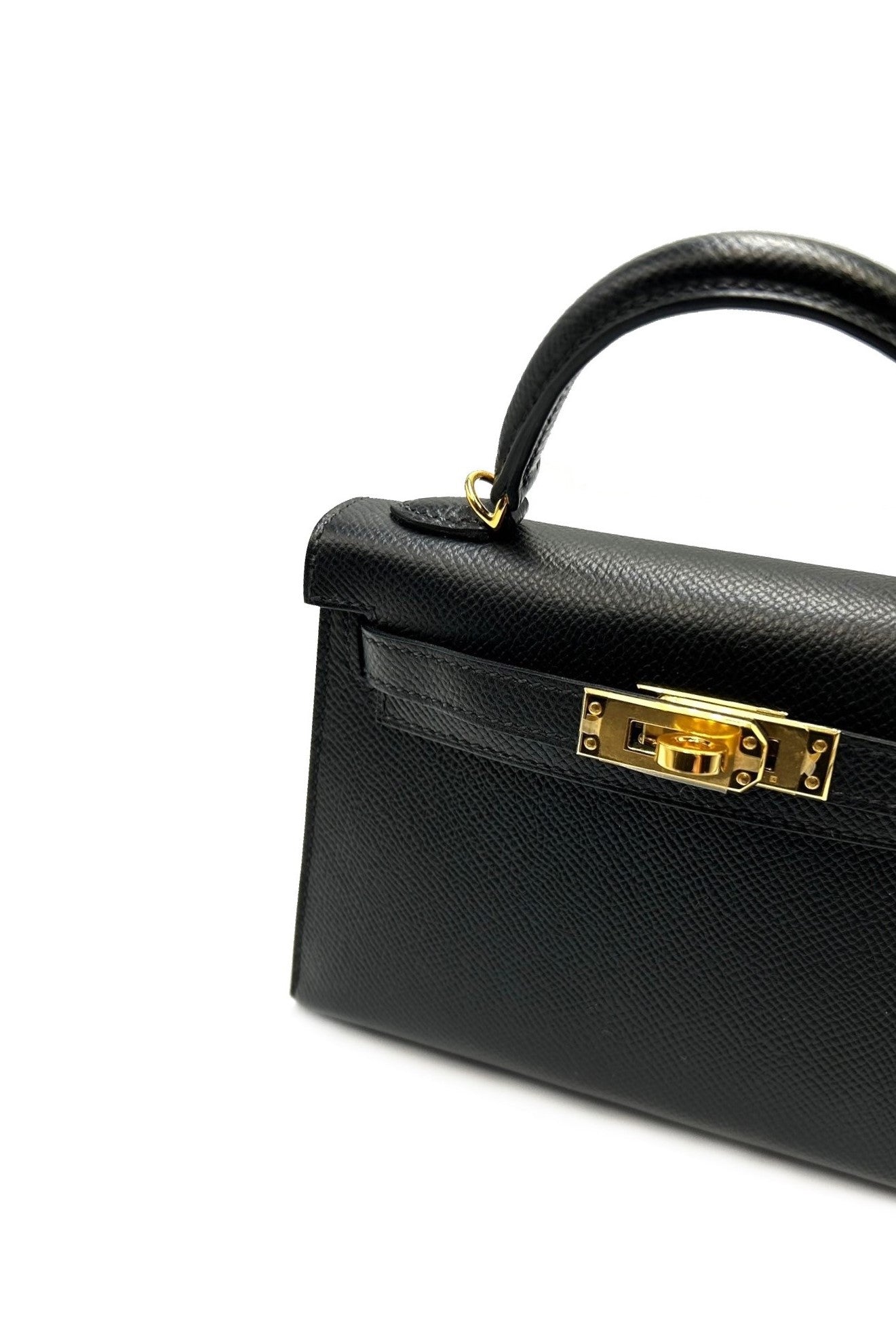 【二手商品】HERMES Mini Kelly - 黑金