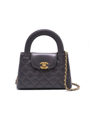 CHANEL Mini Kelly - Dark Grey with Gold Hardware