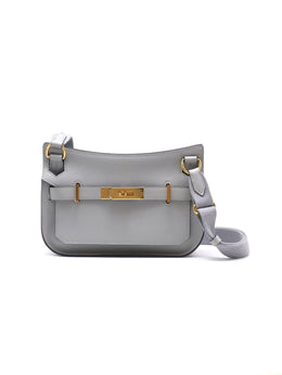 HERMES Jypsiere Mini - Bleu Glacier with Gold Hardware [W]