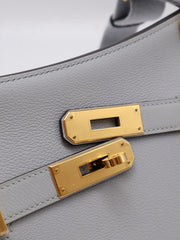 HERMES Jypsiere Mini - Bleu Glacier with Gold Hardware [W]