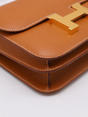 HERMES Mini Constance 19 - Gold with Gold Hardware [Z]