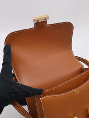 HERMES Mini Constance 19 - Gold with Gold Hardware [Z]