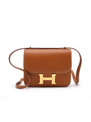 HERMES Mini Constance 19 - Gold with Gold Hardware [Z]