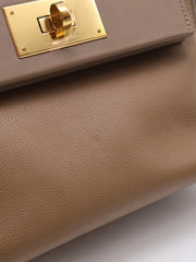 HERMES Mini 24/24 - Beige De Weimar with Gold Hardware [Z]