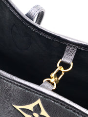 LOUIS VUITTON Neverfull MM - Black/Beige