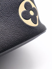LOUIS VUITTON Neverfull MM - Black/Beige