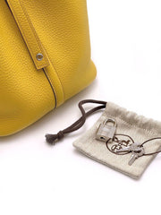 HERMES Picotin 18 - Sun with Palladium Hardware