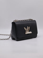 LOUIS VUITTON Twist PM - Black with Silver Hardware
