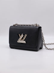 LOUIS VUITTON Twist PM - Black with Silver Hardware