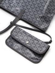GOYARD New Version Linen Canvas Small Tote - Grey